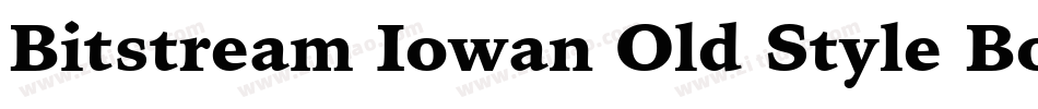 Bitstream Iowan Old Style Bold Italic BT字体转换